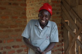 Albert, a former Nyaka student and budding solar electrician!